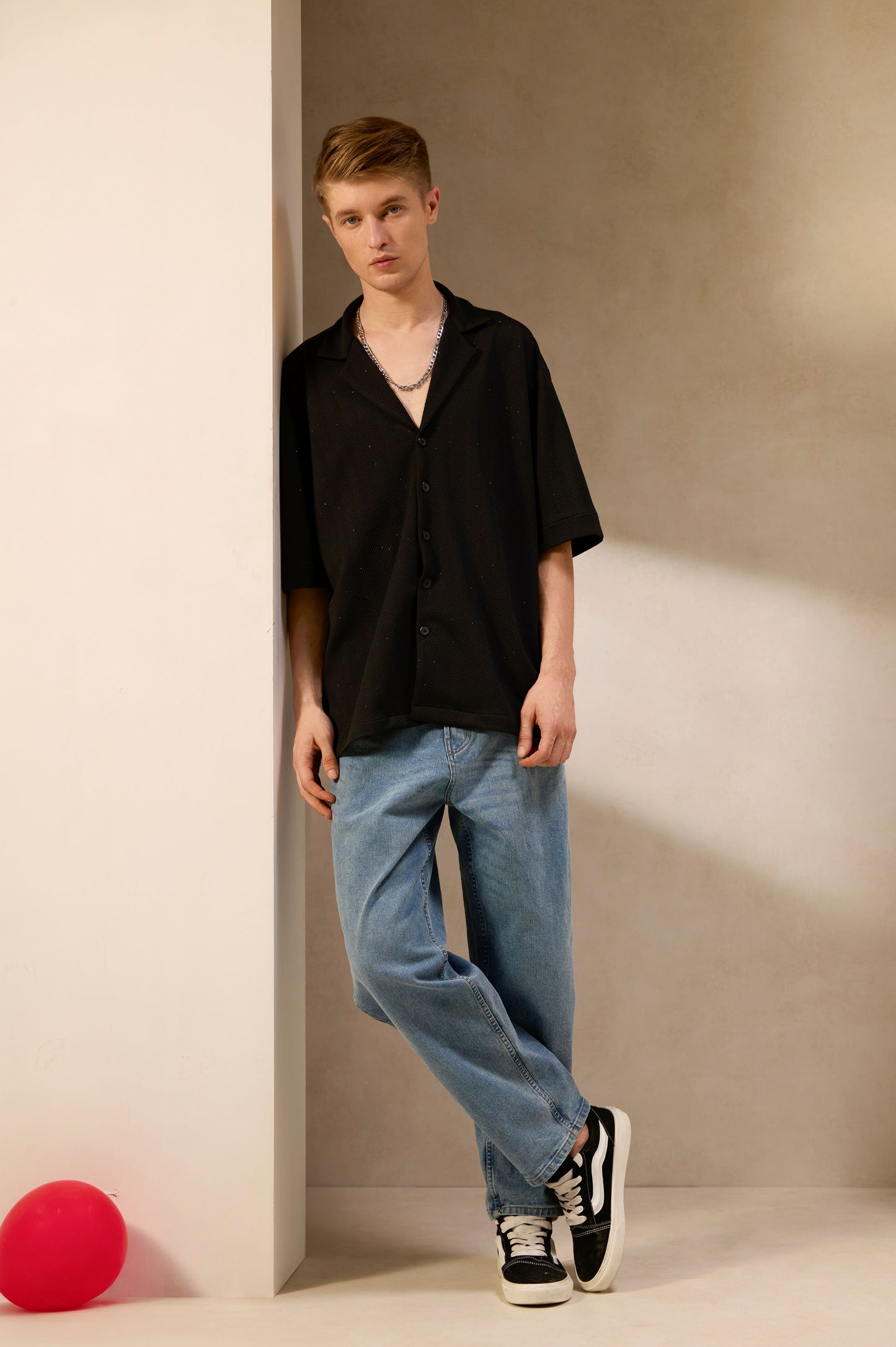 Black Glitter Luxe Shirt