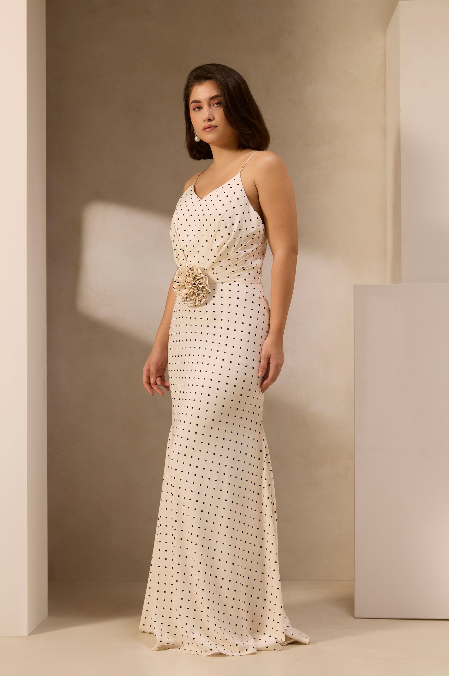 Moonlight Dot Maxi Dress
