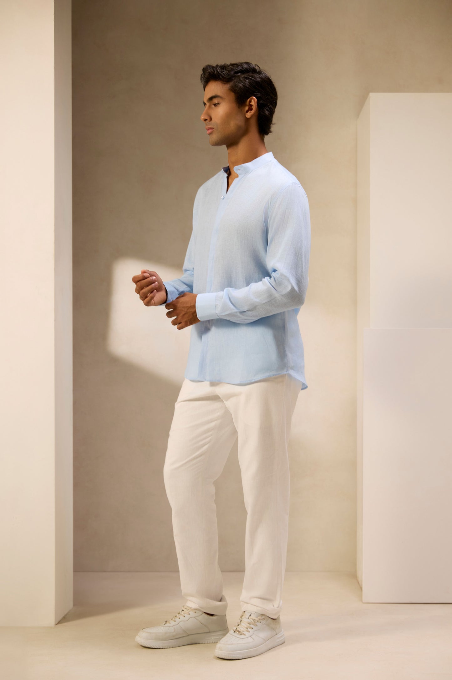 Ocean Fold Linen Shirt
