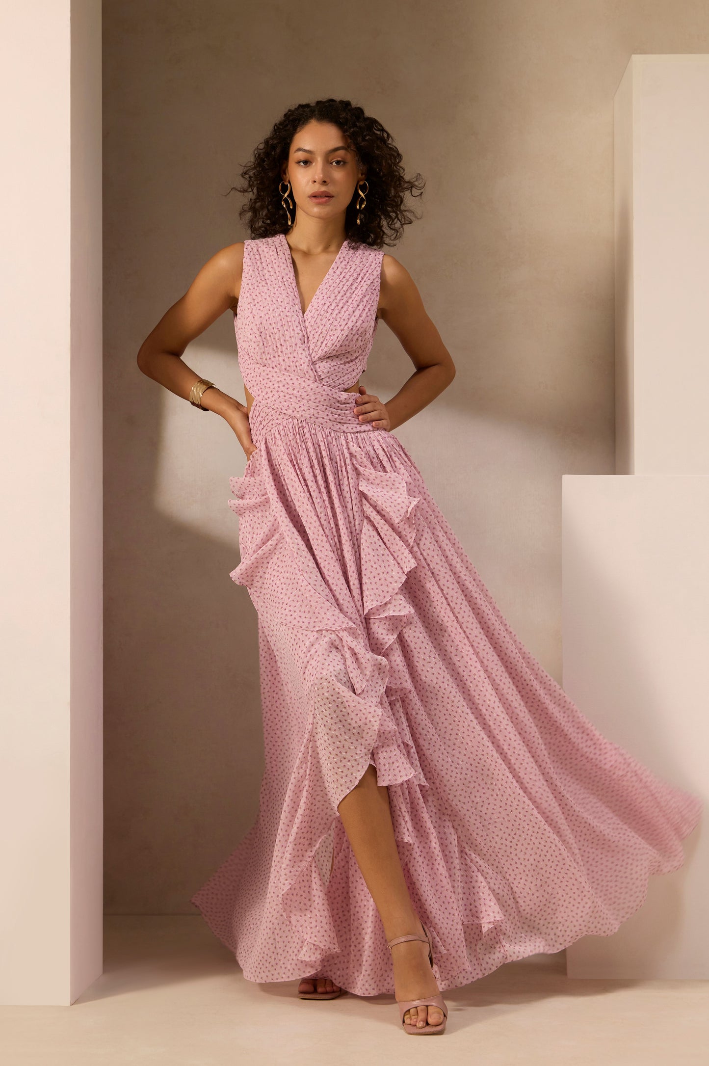 Lavender Waltz Maxi Dress