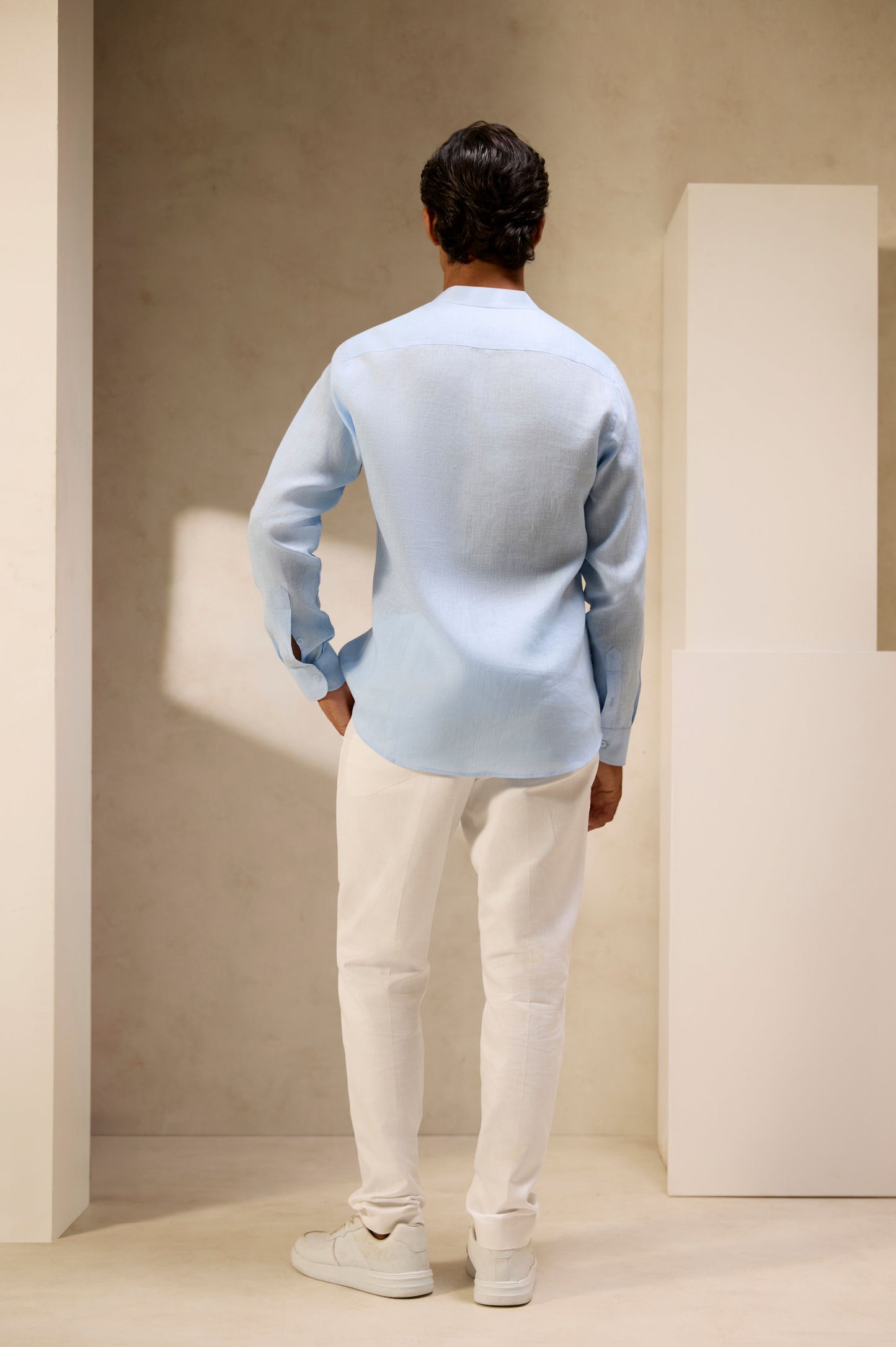 Ocean Fold Linen Shirt