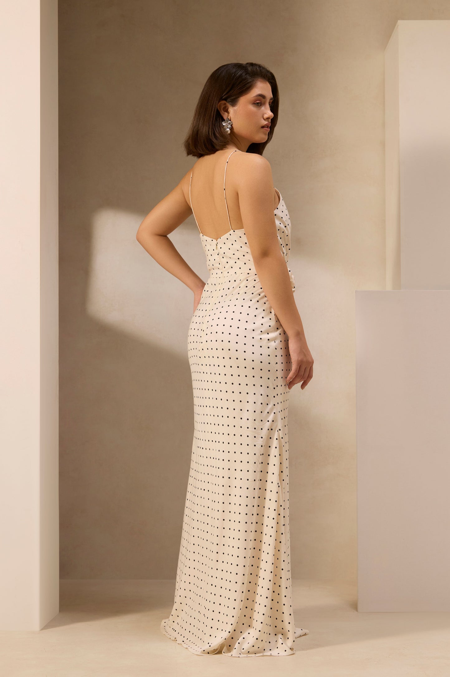 Moonlight Dot Maxi Dress