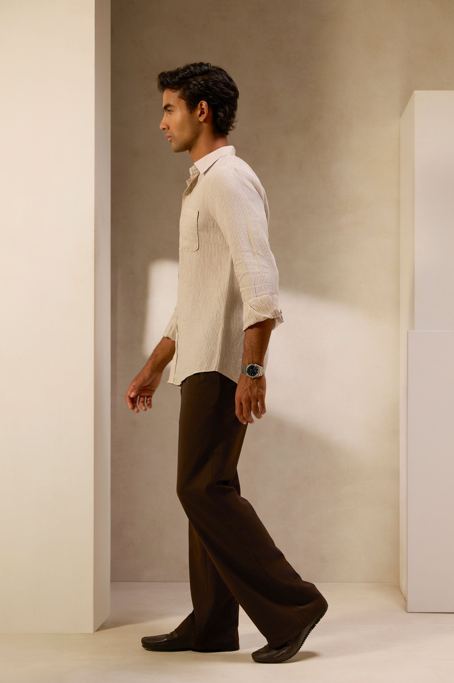 Stone Lines Linen Shirt