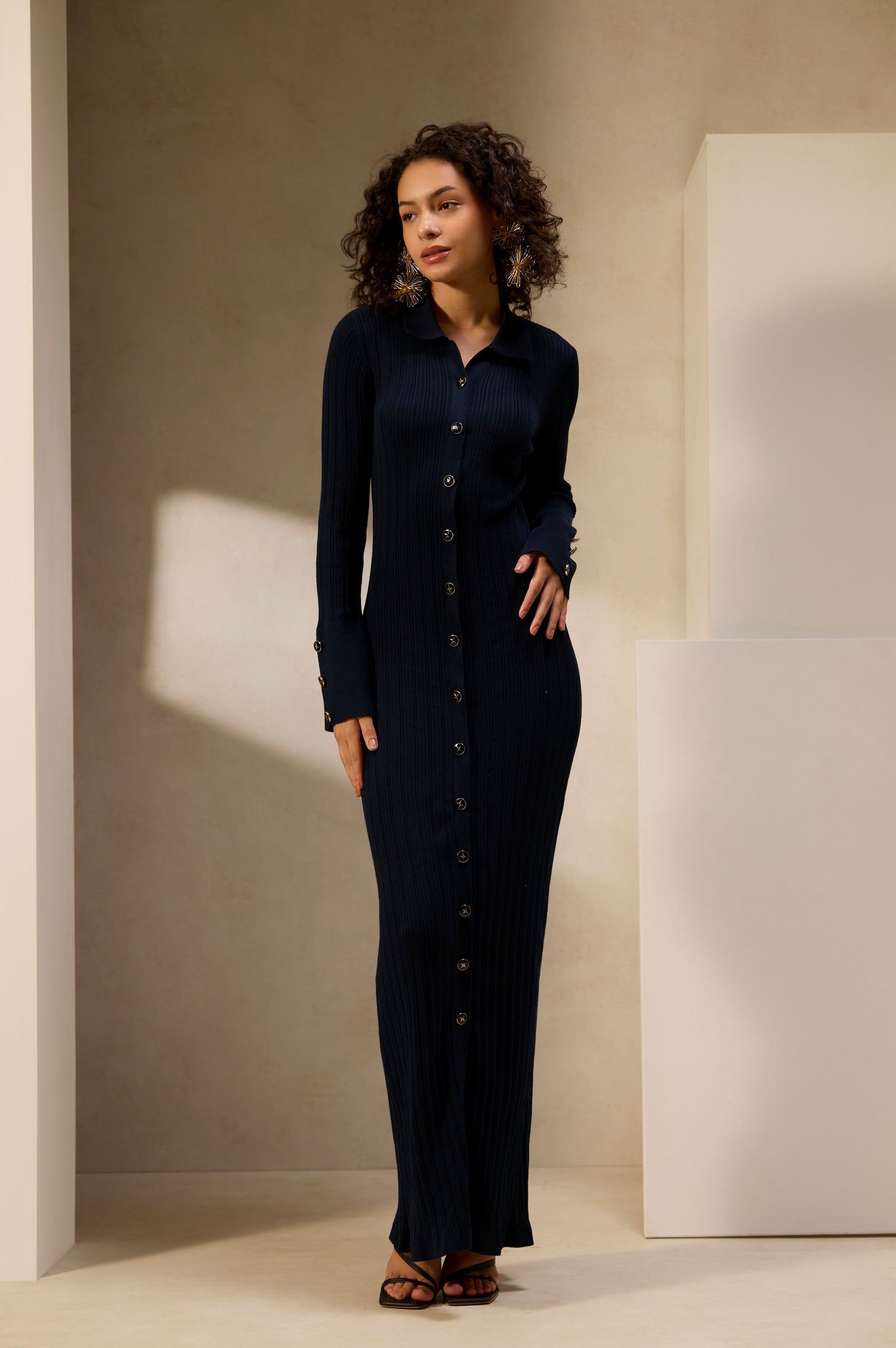 Midnight Muse Knit Dress