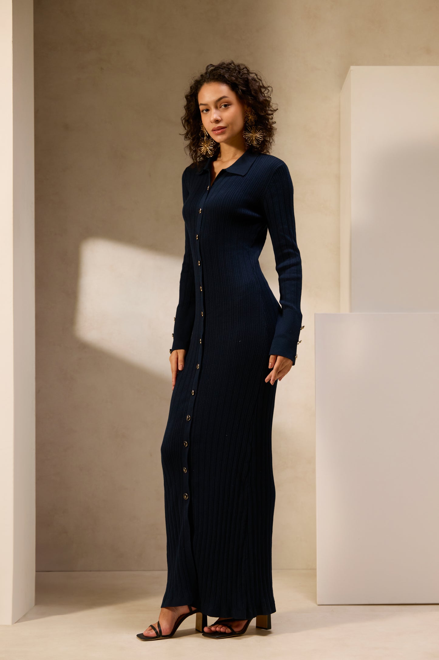 Midnight Muse Knit Dress