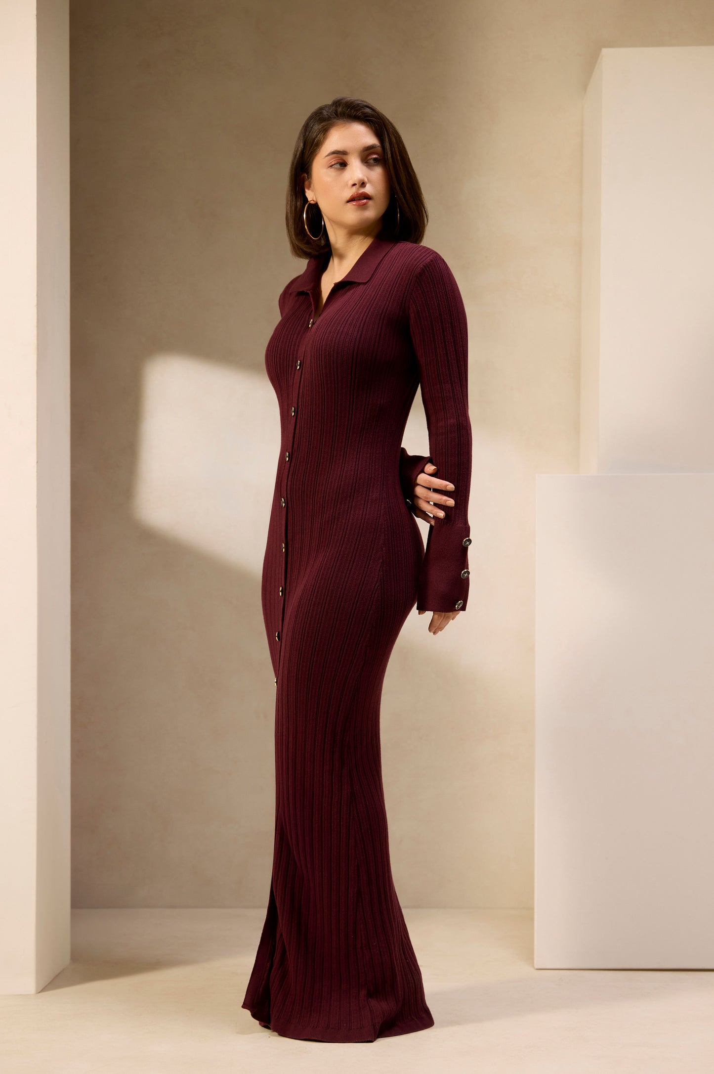 Mulberry Hour Knit Dress