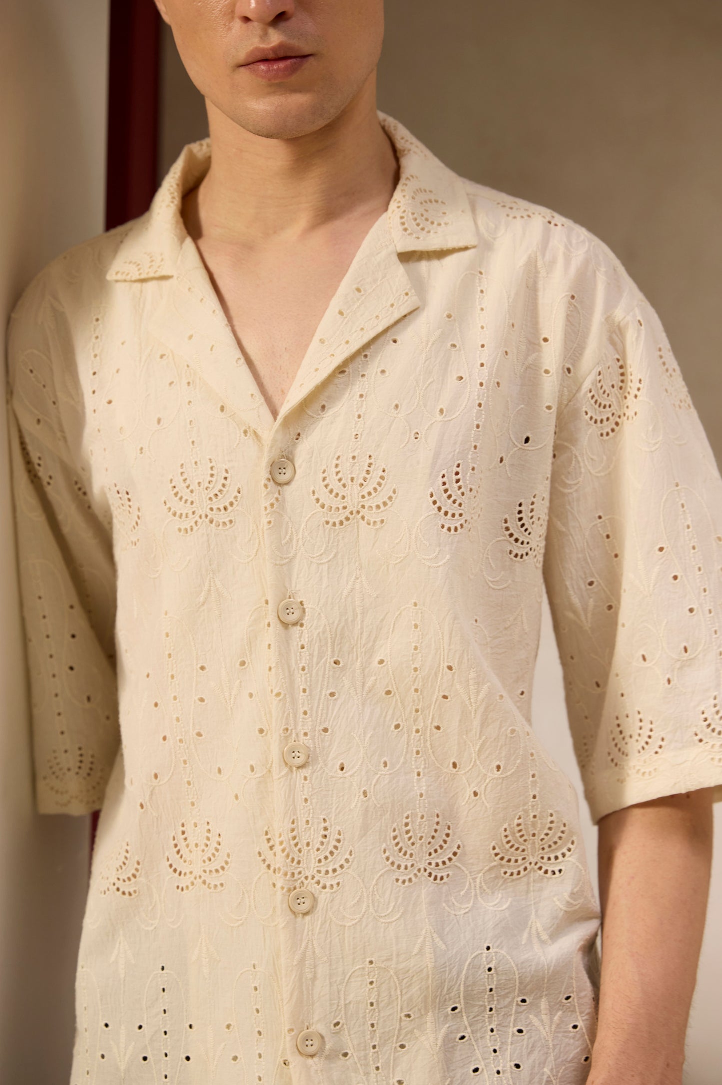 Sunkissed Lace Camp Shirt