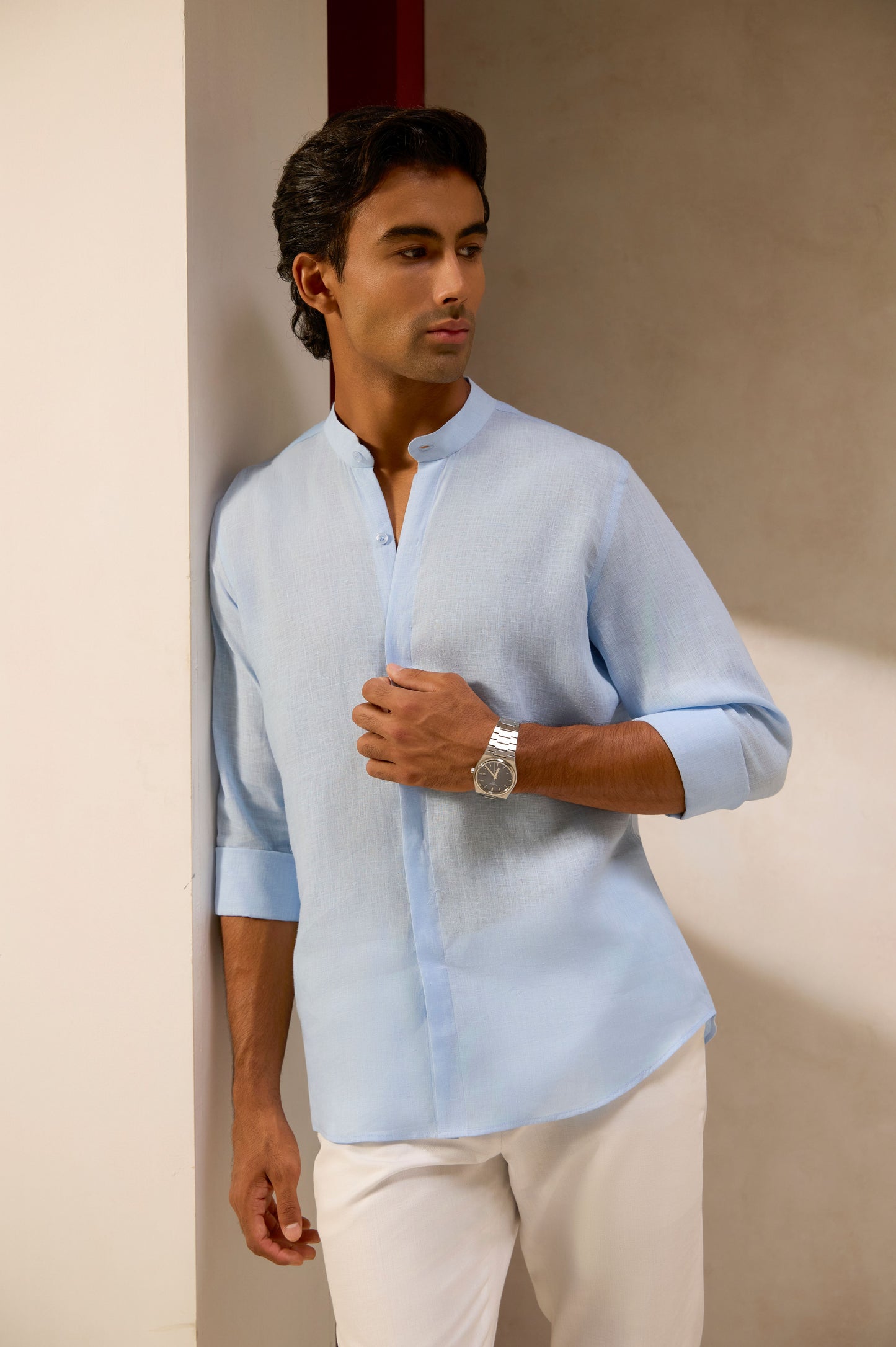 Ocean Fold Linen Shirt