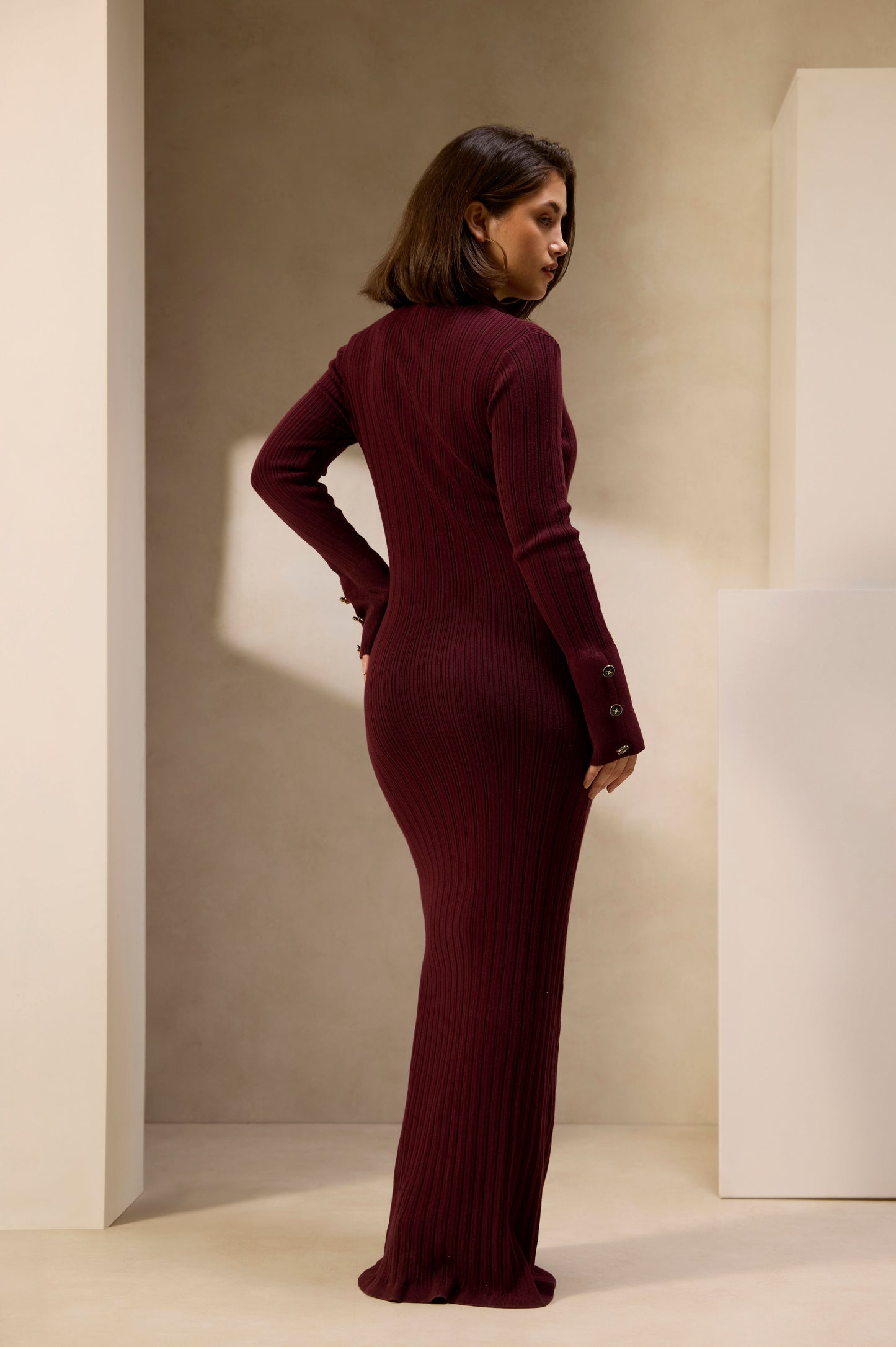 Mulberry Hour Knit Dress