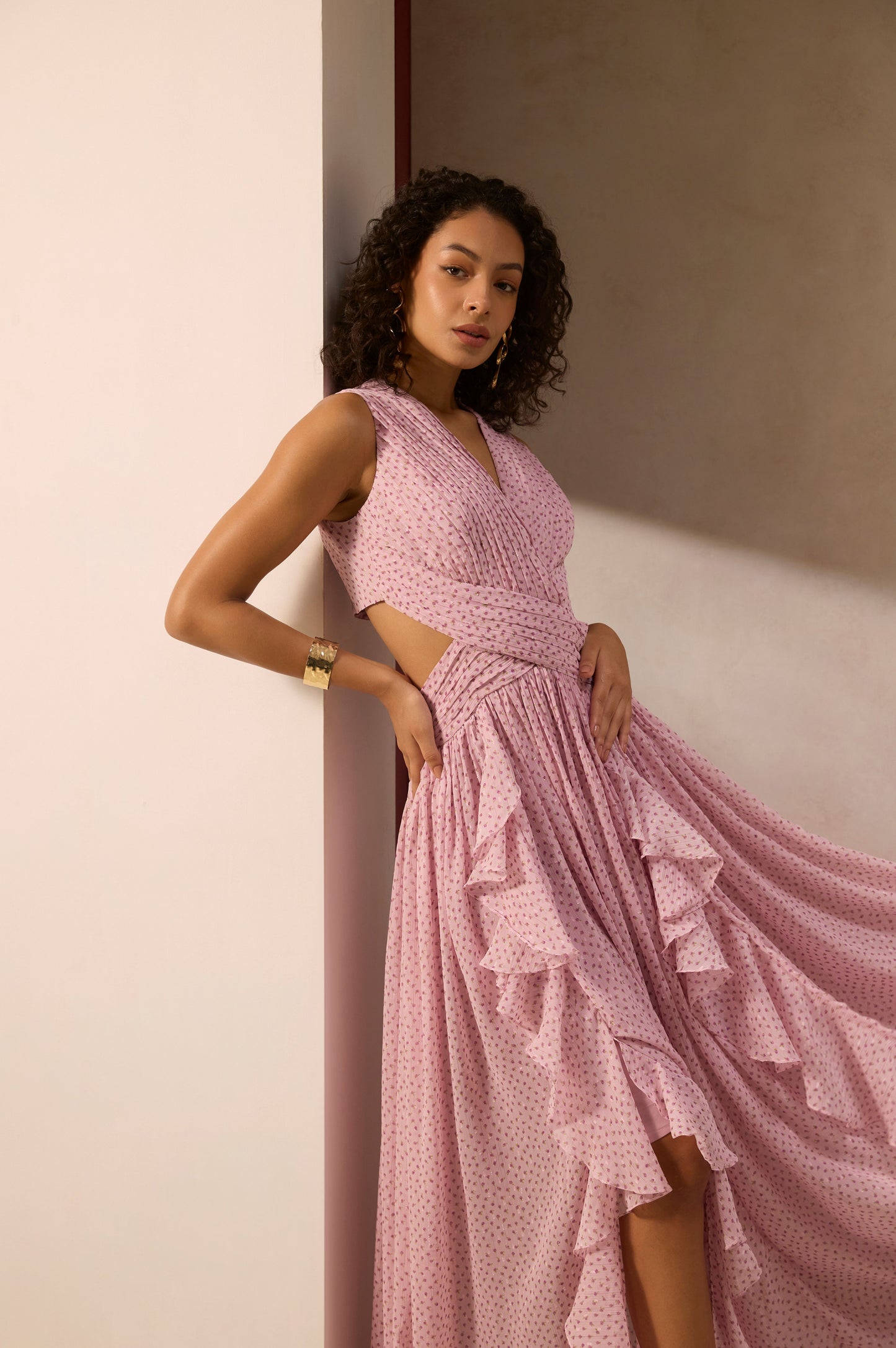 Lavender Waltz Maxi Dress