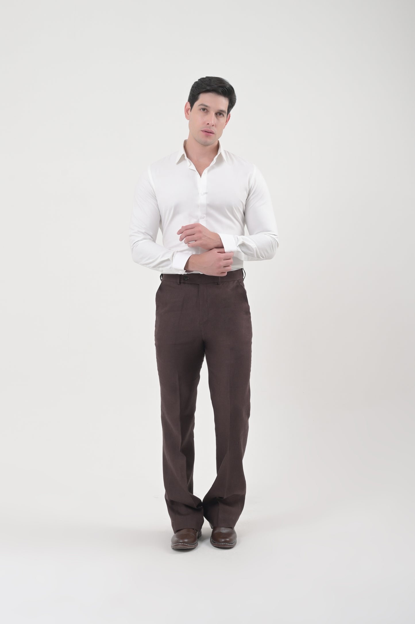 White Stain-Free Cotton Shirt