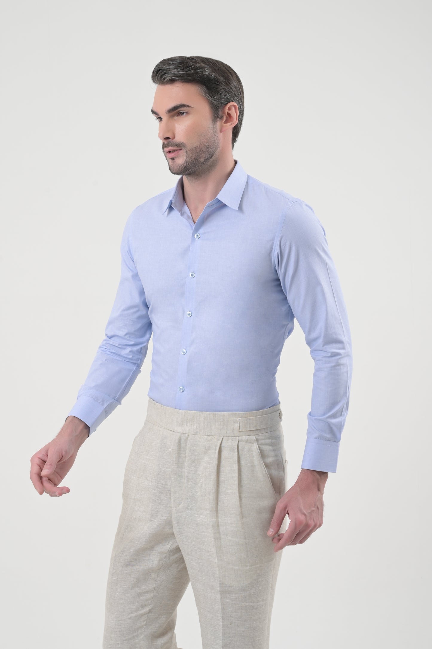 Light Blue Cotton Shirt