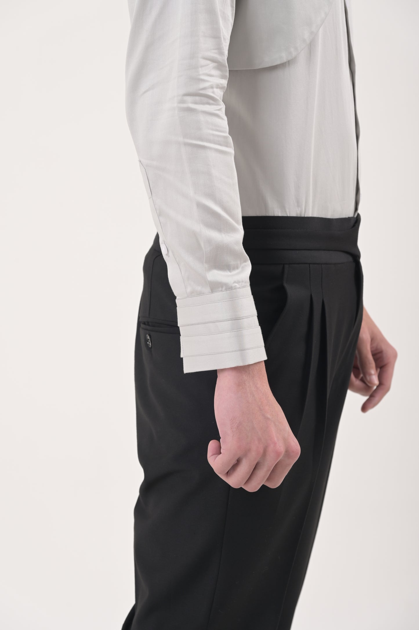 Black 4-Way Stretch Trouser
