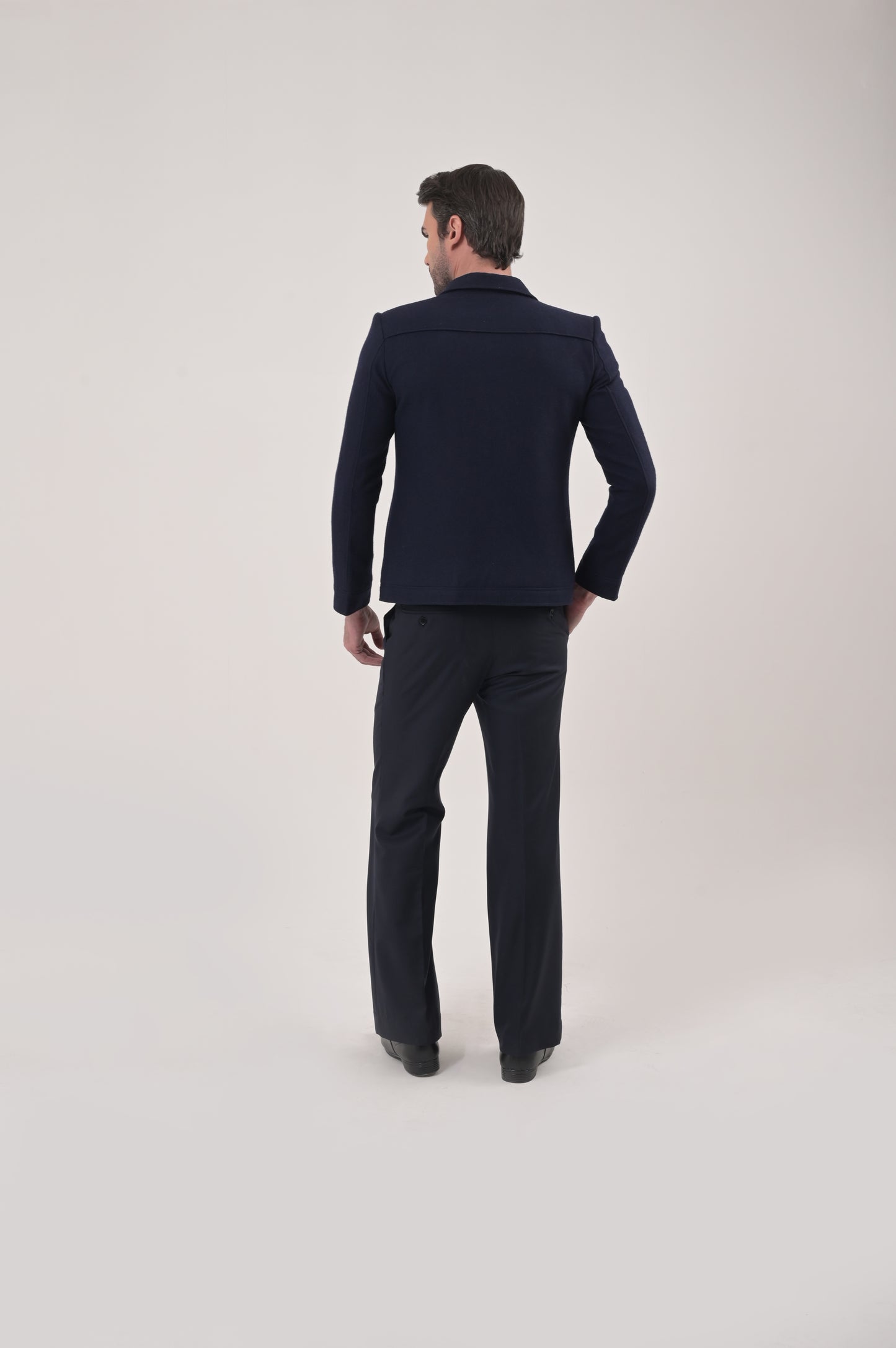 Navy Wool Jacket