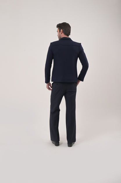 Navy Wool Jacket