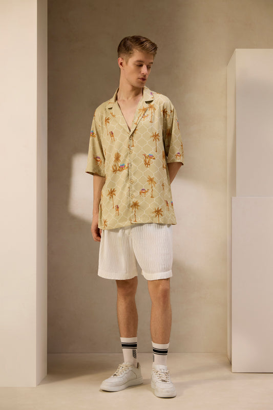 Sahara Soirée Print Shirt