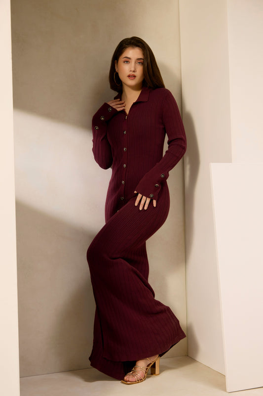 Mulberry Hour Knit Dress