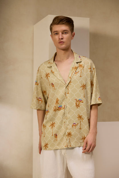 Sahara Soirée Print Shirt