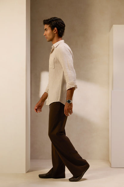 Stone Lines Linen Shirt