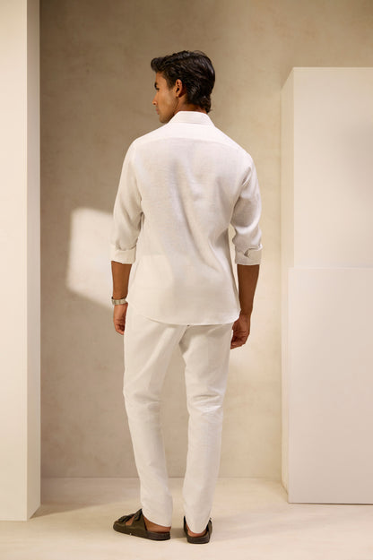 White Linen Shirt