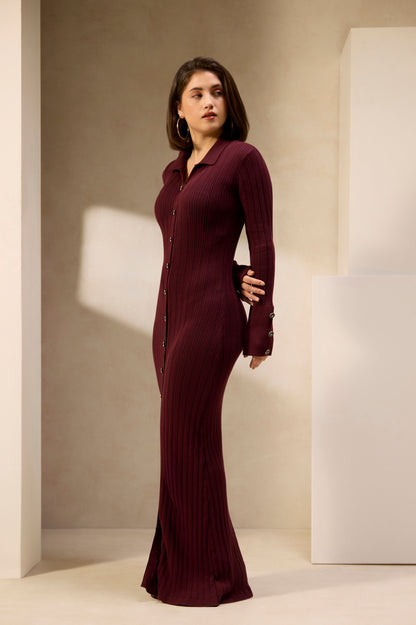Mulberry Hour Knit Dress