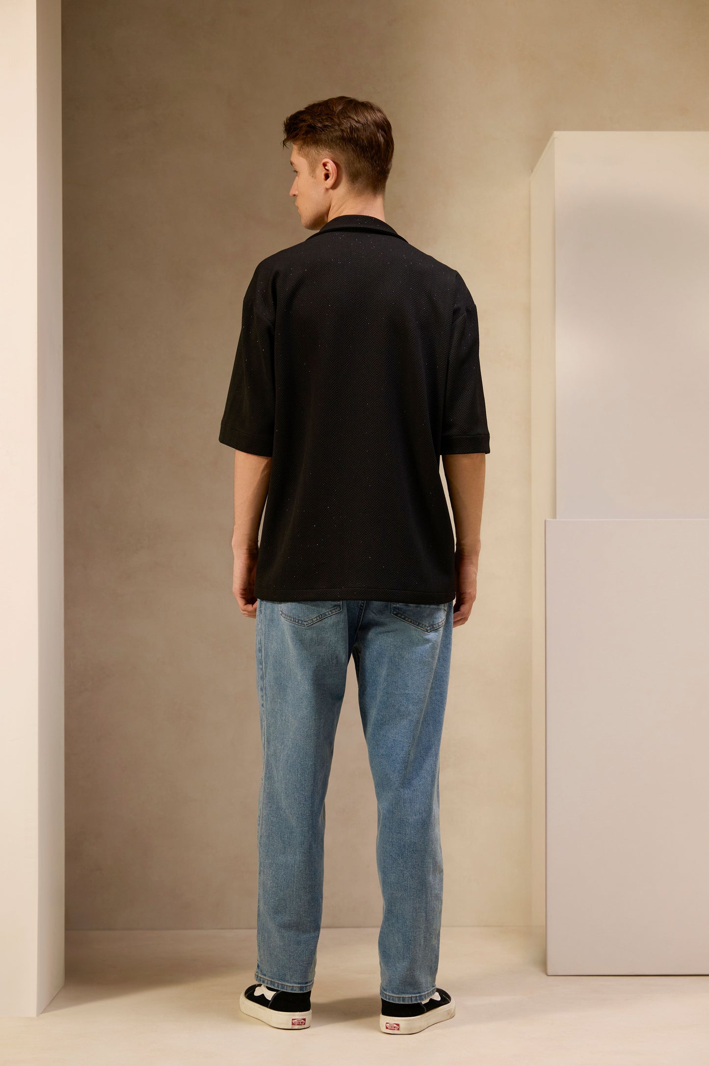 Black Glitter Luxe Shirt