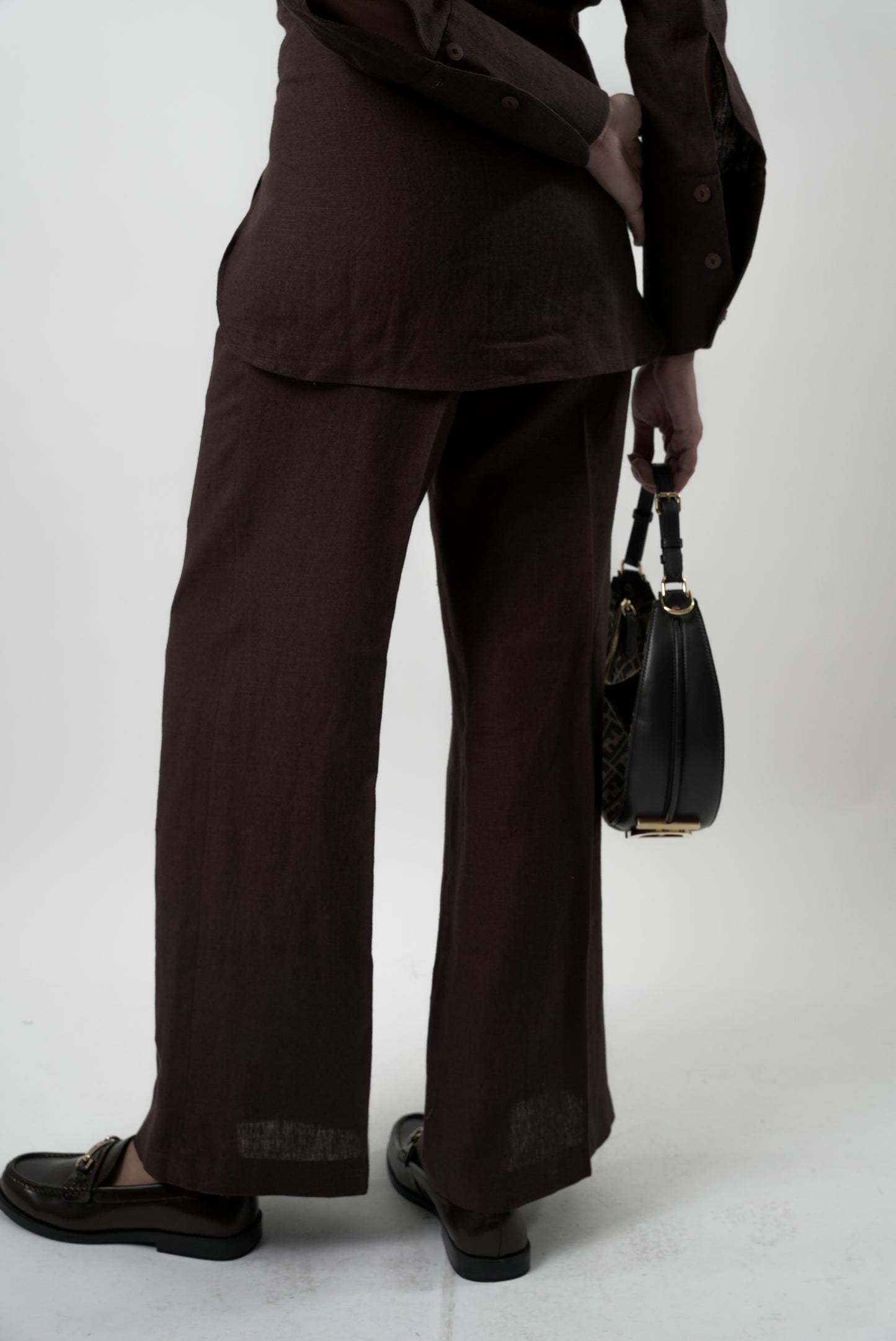 Linen Gather Flux Shirt
