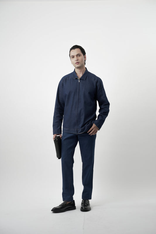 Lumière Reversible Jacket - Bellwether Blue
