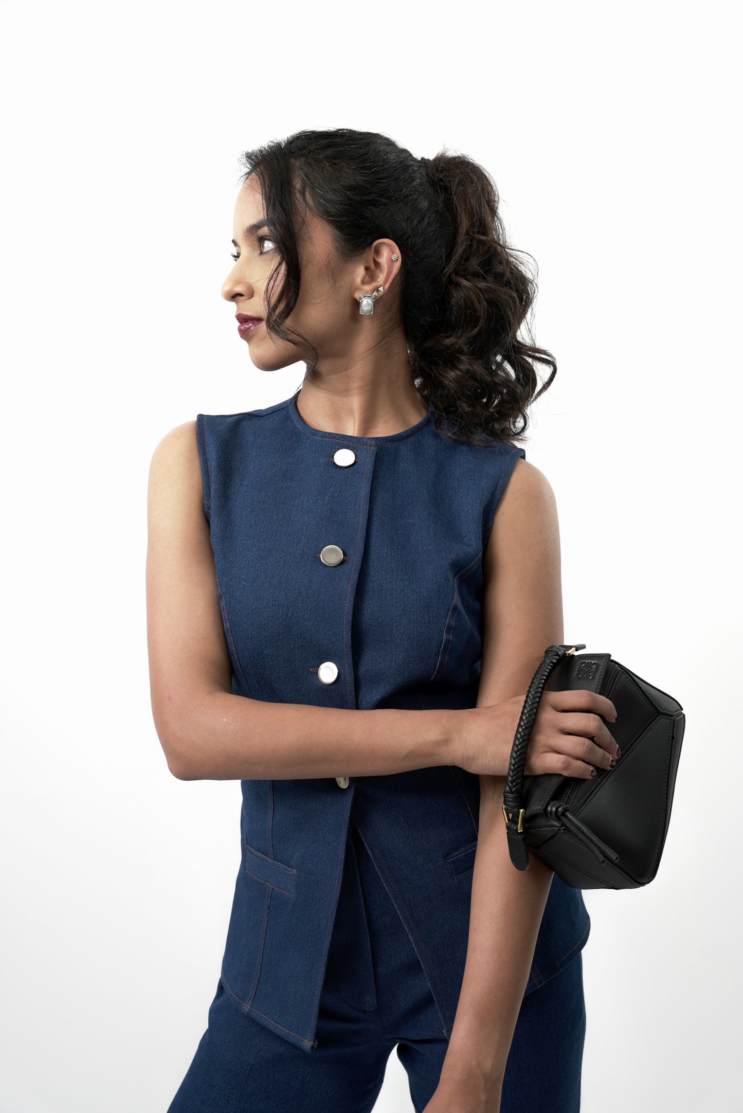 Denim Sculpt Vest