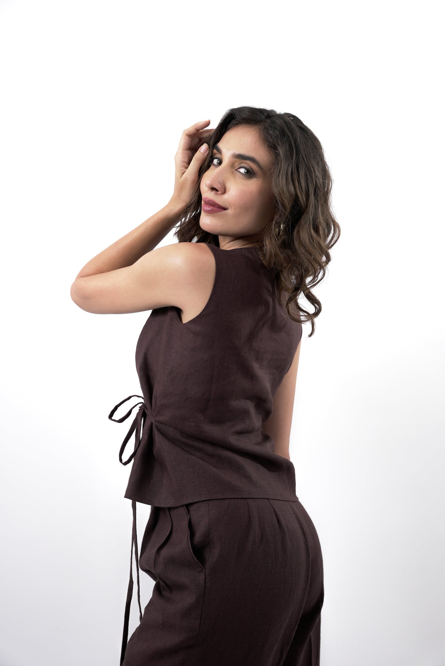 Linéa Wrap Tie Top