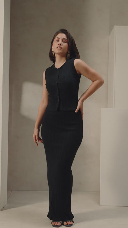 Midnight Muse Knit Vest